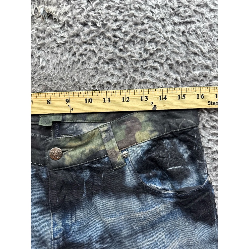 Daang Goodman Tripp‎ Nyc Distressed Camo Print Skinny Cargo Jeans Womens Size 29 - Picture 7 of 12